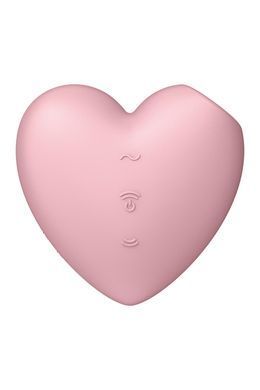 Замовити анонімно: Вакуумний стимулятор-серце з вібрацією Satisfyer Cutie Heart Light Red Вакуумний стимулятор-серце з вібрацією Satisfyer Cutie Heart Light Red — купити в інтим-бутику EroticToys