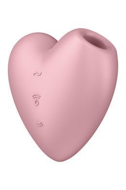 Замовити анонімно: Вакуумний стимулятор-серце з вібрацією Satisfyer Cutie Heart Light Red Вакуумний стимулятор-серце з вібрацією Satisfyer Cutie Heart Light Red — купити в інтим-бутику EroticToys
