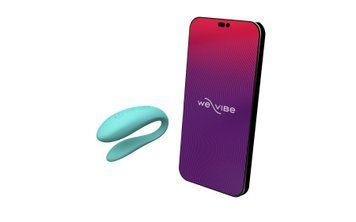Смарт-вібратор для пар We-Vibe Sync Lite Aqua, 10 віброрежимів, можна поєднувати з проникним сексом &mdash; купити в інтим-бутику EroticToys