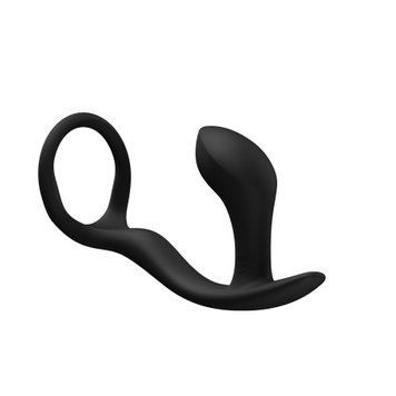 Анальна пробка з ерекційним кільцем Fun Factory BOOTIE RING Black (м'яте паковання!!!) &mdash; купити в інтим-бутику EroticToys