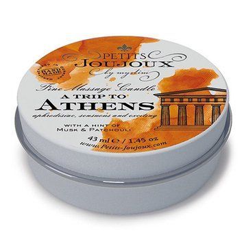 Масажна свічка Petits Joujoux - Athens - Musk and Patchouli (43 мл) з афродизіаками &mdash; купити в інтим-бутику EroticToys