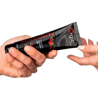 Лубрикант на водній основі Orgie Lube Tube Strawberry, 100 мл, зі смаком та ароматом полуниці &mdash; купити в інтим-бутику EroticToys