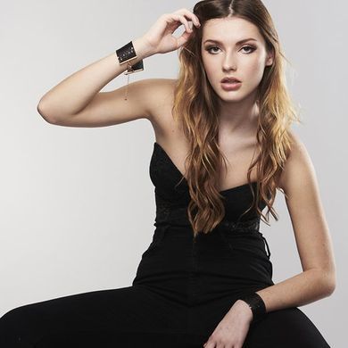 Наручники Bijoux Indiscrets Desir Metallique Handcuffs - Black, металеві, стильні браслети &mdash; купити в інтим-бутику EroticToys