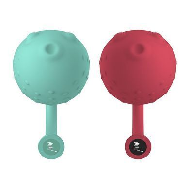 Смарт-віброяйце Magic Motion Fugu Red, глибока вібрація &mdash; купити в інтим-бутику EroticToys