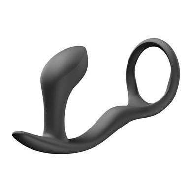 Анальна пробка з ерекційним кільцем Fun Factory BOOTIE RING Black (м'яте паковання!!!) &mdash; купити в інтим-бутику EroticToys