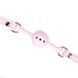 Кляп Liebe Seele White & Pink Fairy Goat Leather Ball Gag в інтим-бутику EroticToys