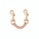 Наручники Liebe Seele Rose Gold Memory Wrist Cuff, натуральна шкіра, золото рожеве в інтим-бутику EroticToys