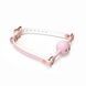 Кляп Liebe Seele White & Pink Fairy Goat Leather Ball Gag в інтим-бутику EroticToys