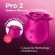 Вакуумний кліторальний стимулятор Satisfyer Pro 2 Modern Blossom, технологія Liquid Air в інтим-бутику EroticToys