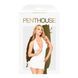 Міні-сукня з відкритою спиною та стрінгами Penthouse - Earth-Shaker White M/L в інтим-бутику EroticToys