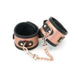Поножі Liebe Seele Rose Gold Memory Ankle Cuffs, натуральна шкіра, рожеве золото &mdash; купити в інтим-бутику EroticToys