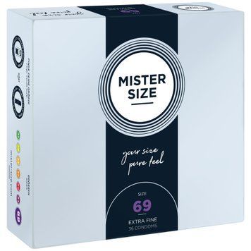 Презервативи Mister Size - pure feel - 69 (36 condoms), товщина 0,05 мм &mdash; купити в інтим-бутику EroticToys