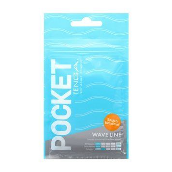 Мастурбатор TENGA Pocket Wave Line &mdash; купити в інтим-бутику EroticToys