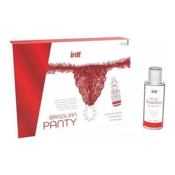 Набір Intt BRAZILIAN PANTY RED (м'яте паковання!!!) &mdash; купити в інтим-бутику EroticToys