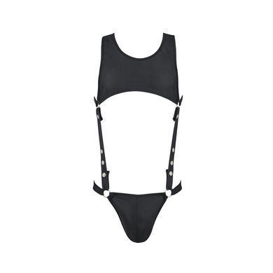Замовити анонімно: Чоловіче шкіряне боді Passion 056 ADAM XXL/XXXL Black, заклепки Чоловіче шкіряне боді Passion 056 ADAM XXL/XXXL Black, заклепки — купити в інтим-бутику EroticToys