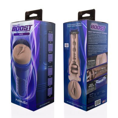 Замовити анонімно: Мастурбатор-вагіна Fleshlight Boost Bang Light Medium Flesh, плаваючі кільця Turbo Tech Мастурбатор-вагіна Fleshlight Boost Bang Light Medium Flesh, плаваючі кільця Turbo Tech — купити в інтим-бутику EroticToys