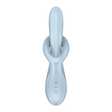 Вібратор з ротацією Satisfyer Heat Flex 4 Blue, підігрів до 39&deg;C &mdash; купити в інтим-бутику EroticToys