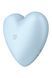 Вакуумний стимулятор-серце з вібрацією Satisfyer Cutie Heart Blue в інтим-бутику EroticToys