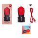 Мастурбатор для головки пеніса Fun Factory COBRA LIBRE II black/red, 2 мотори, гра без рук в інтим-бутику EroticToys