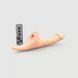 Вібронасадка для страпону з вакуумною стимуляцією Strap-On-Me Multi Orgasm Realistic Dildo L Vanilla в інтим-бутику EroticToys