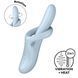 Вібратор з ротацією Satisfyer Heat Flex 4 Blue, підігрів до 39&deg;C в інтим-бутику EroticToys