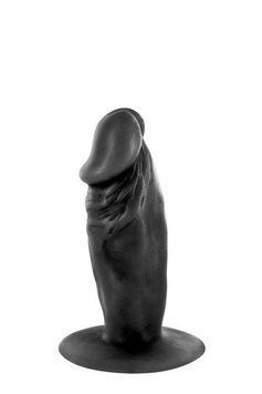 Фалоімітатор Real Body &mdash; Real Tim Black, TPE, діаметр 3,4 см &mdash; купити в інтим-бутику EroticToys