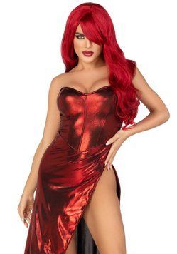 Еротична сукня Leg Avenue Shimmer bodysuit with skirt S &mdash; купити в інтим-бутику EroticToys