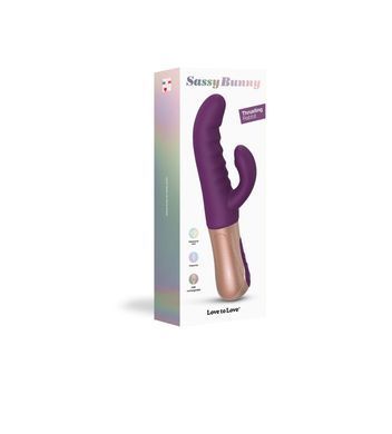 Подвійний пульсатор-кролик Love To Love SASSY BUNNY - PURPLE RAIN &mdash; купити в інтим-бутику EroticToys