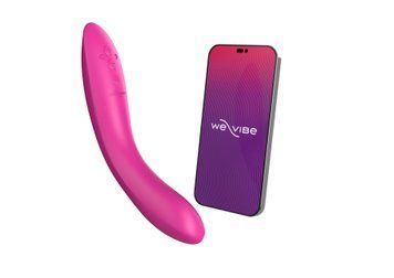 Смарт-вібратор We-Vibe Rave 2 Twisted Pleasure Pink, для точки G та входу в піхву, 2 мотори &mdash; купити в інтим-бутику EroticToys