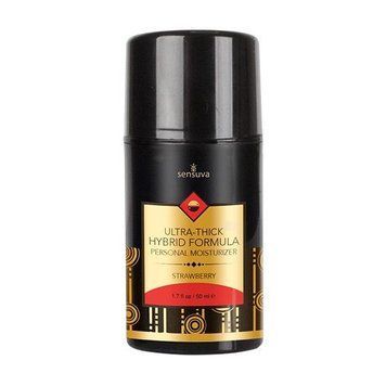Густий крем-змазка на гібридній основі Sensuva UltraThick Hybrid Formula Strawberry (100 мл) &mdash; купити в інтим-бутику EroticToys