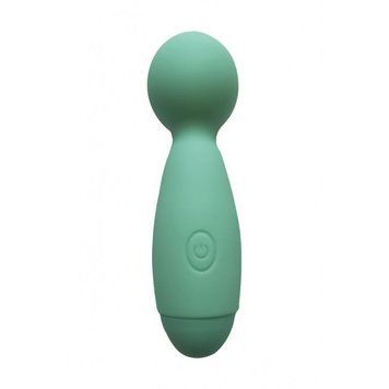 Мінівібромасажер Wooomy Smally Mini Wand Turquoise &mdash; купити в інтим-бутику EroticToys