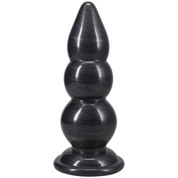 Анальна пробка для фістінгу Doc Johnson American Bombshell Triple Payload Gun Metal &mdash; купити в інтим-бутику EroticToys