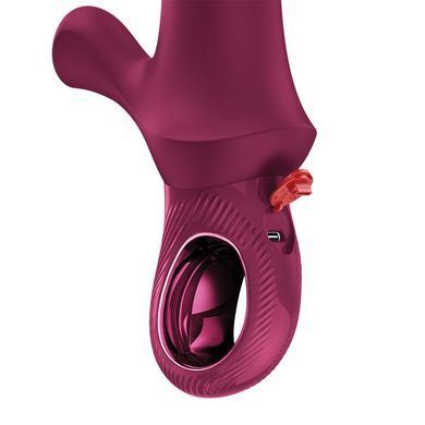 Пульсатор Fun Factory Bi Stronic Curve Wine Red &mdash; купити в інтим-бутику EroticToys