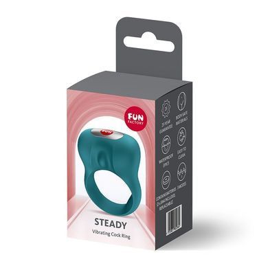 Ерекційне віброкільце Fun Factory Steady Bottle Green (м'яте паковання!!!) &mdash; купити в інтим-бутику EroticToys