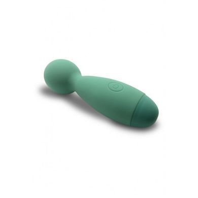 Мінівібромасажер Wooomy Smally Mini Wand Turquoise &mdash; купити в інтим-бутику EroticToys