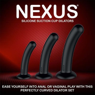 Набір дилдо Nexus Dilating Set (17 см, 15 см, 12,5 см) &mdash; купити в інтим-бутику EroticToys