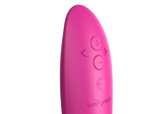 Смарт-вібратор We-Vibe Rave 2 Twisted Pleasure Pink, для точки G та входу в піхву, 2 мотори &mdash; купити в інтим-бутику EroticToys
