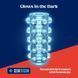 Мастурбатор Blush Rize &ndash; Swich Glow in the Dark Masturbator Clear, двосторонній, світиться в темряві в інтим-бутику EroticToys