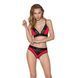 Трусики з широкою гумкою і мереживом Passion PS001 PANTIES L, red-black в інтим-бутику EroticToys