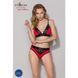 Трусики з широкою гумкою і мереживом Passion PS001 PANTIES L, red-black в інтим-бутику EroticToys
