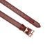 Шкіряна маска на очі Liebe Seele Wine Red Blindfold в інтим-бутику EroticToys