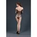 Сітчасте боді зі стразами Moonlight Model 09 XS-L Black, відкриті плечі в інтим-бутику EroticToys