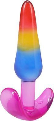 Набір анальних пробок Doc Johnson Crystal Jellies - Anal Trainer Set - Rainbow &mdash; купити в інтим-бутику EroticToys