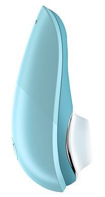 Вакуумний кліторальний стимулятор Womanizer Liberty Blue, магнітна кришка, 2 насадки &mdash; купити в інтим-бутику EroticToys