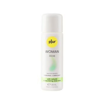 Лубрикант на водній основі pjur Woman Aloe 30 мл, з екстрактом алое, зволожувальний, без парабенів &mdash; купити в інтим-бутику EroticToys