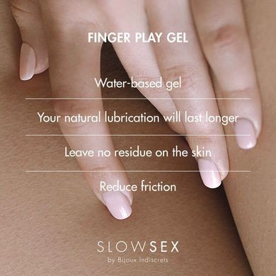 Гель-змазка для мастурбації Bijoux Indiscrets Slow Sex Finger play gel &mdash; купити в інтим-бутику EroticToys