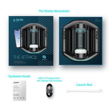 Смарт-мастурбатор Kaotik Labs The Jetpack, режим edging, дуже потужний, імітація фрикцій &mdash; купити в інтим-бутику EroticToys