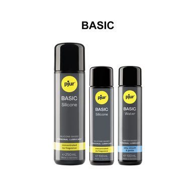 Силіконовий лубрикант pjur Basic Silicone 250 мл, найкраща ціна/якість, ідеальний для новачків &mdash; купити в інтим-бутику EroticToys
