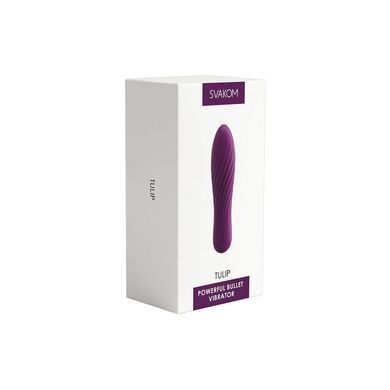 Потужний мінівібратор Svakom Tulip Violet &mdash; купити в інтим-бутику EroticToys