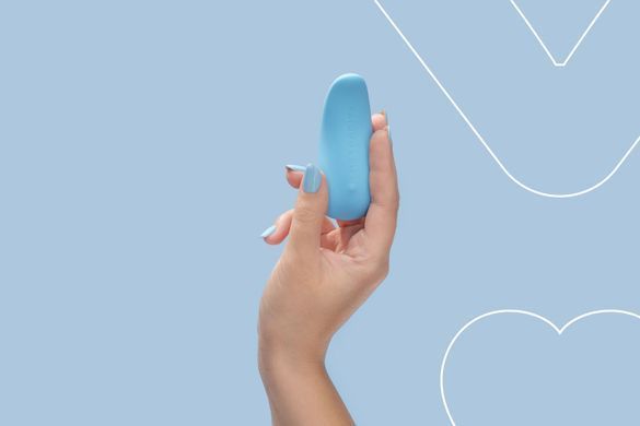 Вібратор-язичок FairyGasm ThrillLeaf blue &mdash; купити в інтим-бутику EroticToys